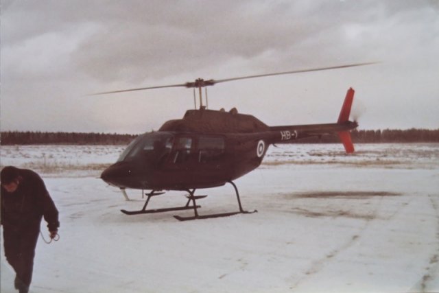 Agusta Bell 206A Jet Ranger, HB-1, Utissa talvella 1970/71