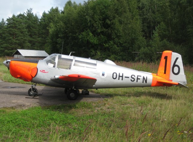 Saab 91D Safir OH-SFN EFHN 2009-08-02