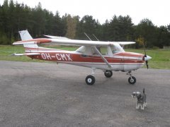 Cessna C150L OH-CMX EFHN 2008-09-27