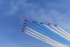 Red Arrows Kaivopuiston Lentonäytöksessä