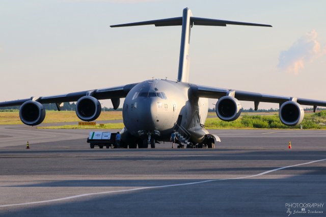 08-0003 NATO Strategic Airlift Capability Boeing C-17A Globemaster III 23.07.2017