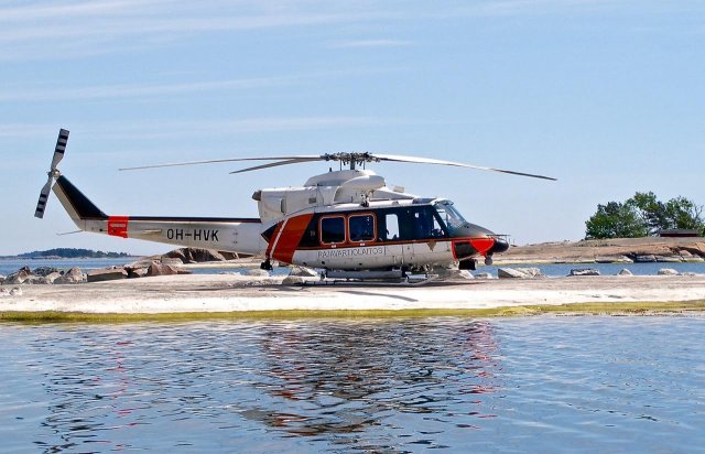 Bell 412EP OH-HVK Hanko 2008-06-01