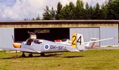 Saab 91D Safir OH-SFJ EFHN 1980s