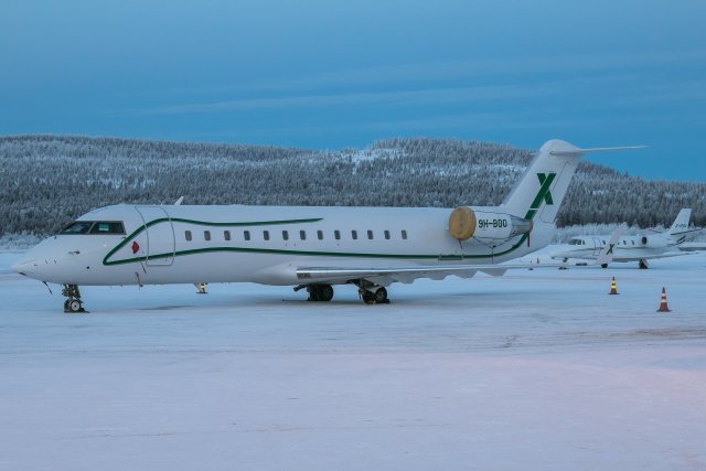 9H-BOO. Bombardier Challenger 850.