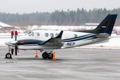 SE-MEP Lunds University Beechcraft C90GTi King Air, 04.01.2018