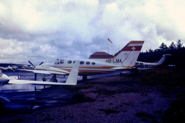 Cessna 421C Golden Eagle 3 HB-LMA EFHN 1992-08-15