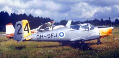 Saab 91D Safir OH-SFJ EFHN 1997-07-26