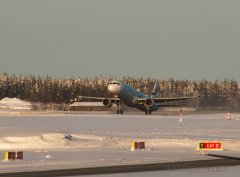 Puolessa välissä baanaa lentoon.