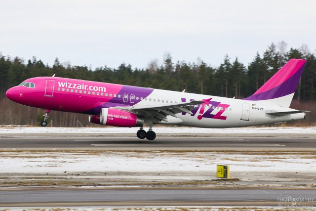 HA-LPT Wizzair Airbus A320-200, 25.03.2018