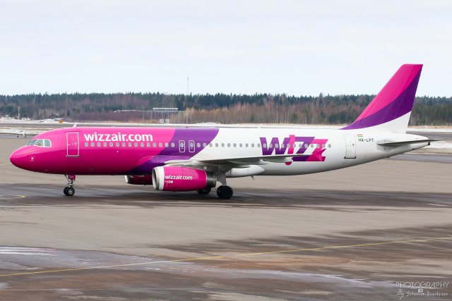 HA-LPT Wizzair Airbus A320-200, 25.03.2018