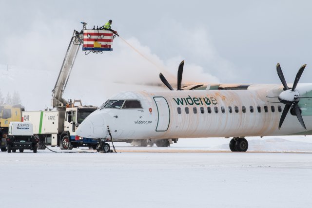 LN-WDG. Torstain liikennettä Ivalosta.