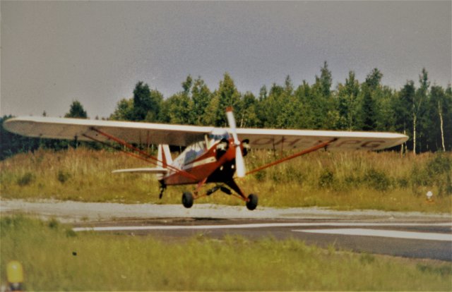 Piper J3C-85 Cub OH-CPG EFHN 1980