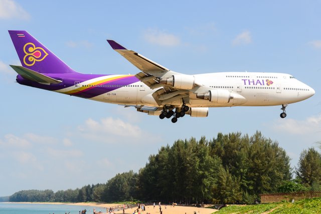 HS-TGB Thai Airways B747-400