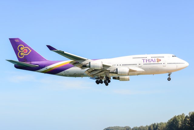 HS-TGZ Thai Airways B747-400