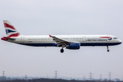 British Airways Airbus A321-231 G-MEDM