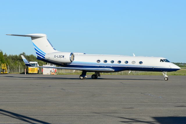 G-LSCW Gulfstream G550, 31.5.2018