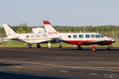 LN-PNB  & LN-TTC Piper PA-31-350 Navajo Chieftain, 02.06.2018