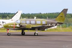 LN-TTA Blom Geomatics Piper PA-31-350 Navajo, 24.06.2018