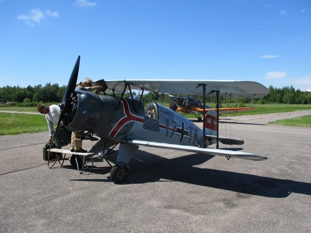 Bucker Bu 133C Jungmeister SE-AJA EFHN 2018-07-05