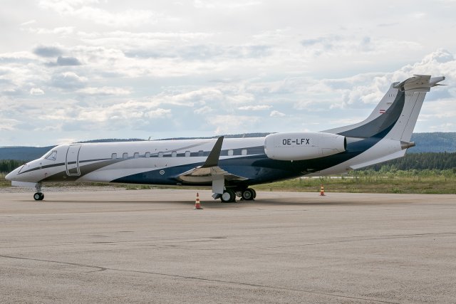 OE-LFX. Embraer Legacy 650.  9.7.2018