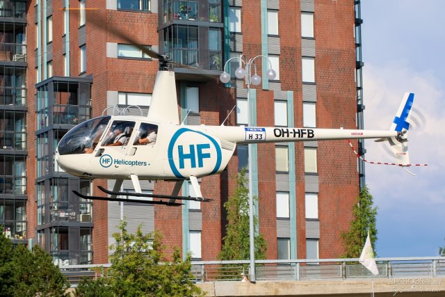 OH-HFB HF Helicopters Robinson R44