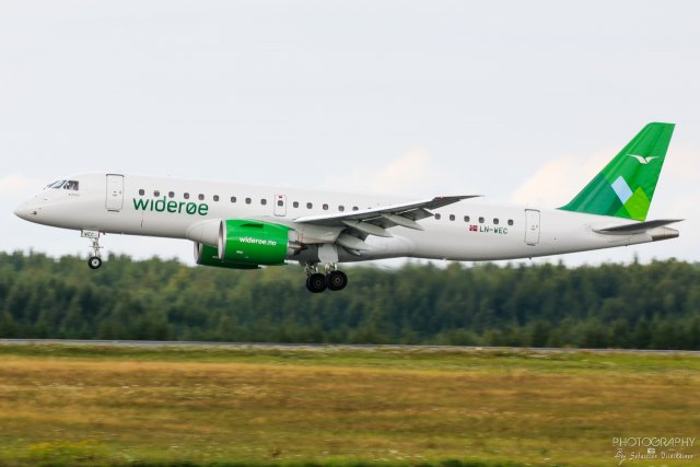 LN-WEC Wideroe  Embraer ERJ-190-E2, 18.8.2018