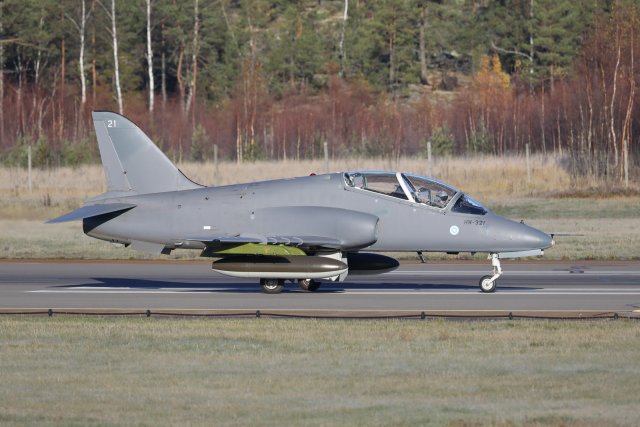 BAe Hawk HW-321 eilen 29.10. Turussa