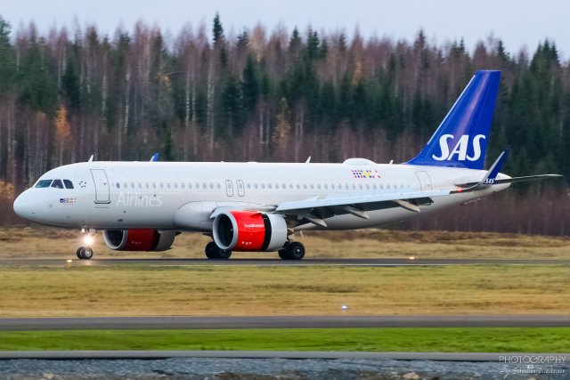 SE-ROC Scandinavian Airlines A320-200neo, 27.10.2018