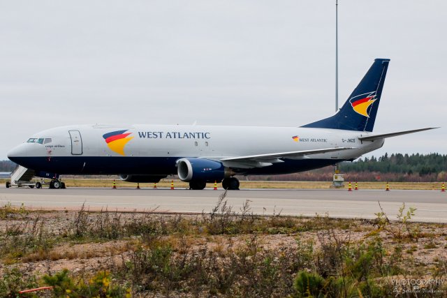 G-JMCS West Atlantic UK B737-400F