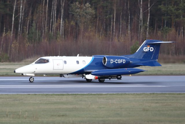 Learjet 35 D-CGFD tänään