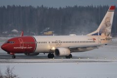 LN-NHA pyörähtää