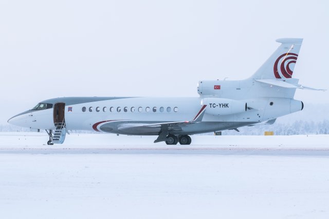 TC-YHK. Dassault Falcon 7X. 26.1.2019