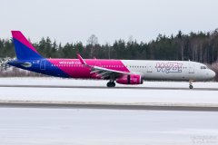 HA-LXF Wizz Air A321-200, 13.01.2019