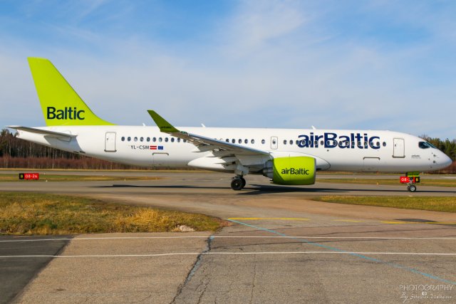 YL-CSM Air Baltic Airbus A220-300