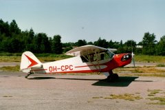 Piper J-3C-65 Cub OH-CPC EFHN 1986-7-27