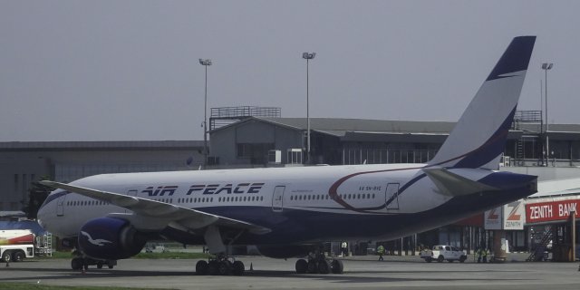 Air Peace Boeing 777-21HER 5N-BVE