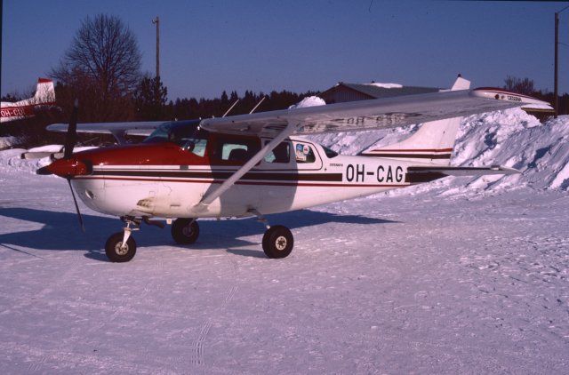 Cessna U206G Stationair II OH-CAG EFKU 1987-03