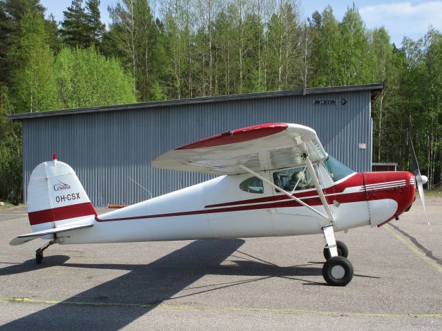 Cessna 140 OH-CSX EFHN 2019-05-19