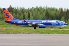 N821SY Sun Country Airlines B737-800, 20.5.2019