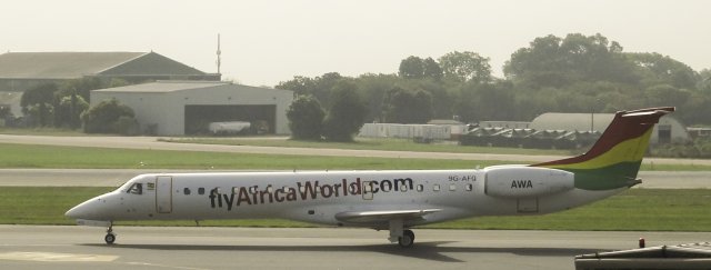 Africa World Airlines Embraer ERJ-145LI 9G-AFQ