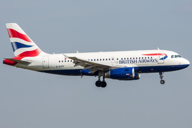 British Airways Airbus A319-131 G-EUPF