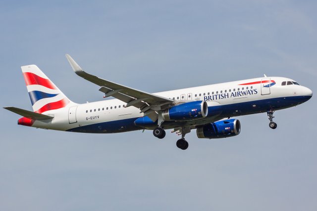 British Airways Airbus A320-232(WL) G-EUYV