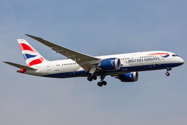 British Airways Boeing 787-8 Dreamliner G-ZBJG