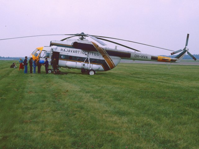 Mil Mi-8T OH-HVA EFHK 1984-08-23