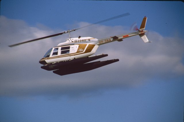 Bell 206B Jet Ranger III OH-HAA EFHK 1983-08-21