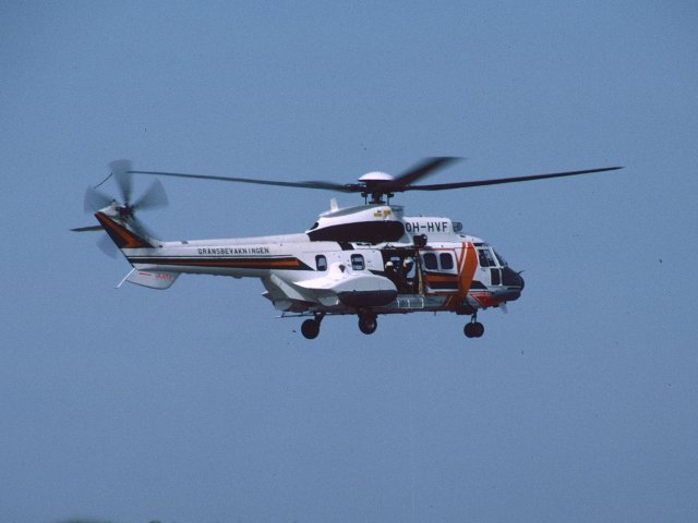 Aerospatiale A.S.332L1 Super Puma OH-HVF EFHF 1988-05-14