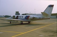 Cessna 500 Citation I OH-CIT EFKU 1984-08-23