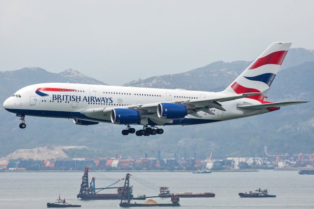 British Airways Airbus A380-841 G-XLEH