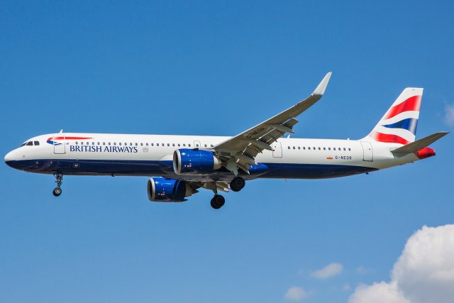 British Airways Airbus A321-251NX G-NEOR