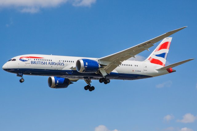 British Airways Boeing 787-8 Dreamliner G-ZBJM